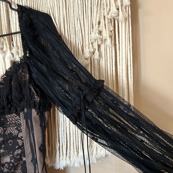 For Love & Lemons large Lacy black dress - Picture 15 of 15